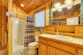 Rustic Sequim Cabin w/ Fire Pit & Forested Views! - Interior