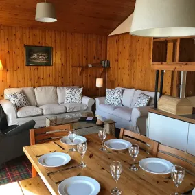 Loch Monzievaird Chalets - Stue