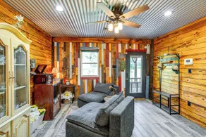 Private Pond Cabin w/ Fire Pit & Deck - Interior