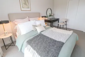 Casa rural apta para niños con terraza y jardín | Vistas a la playa | Al lado de la playa | Acepta mascotas - Habitación