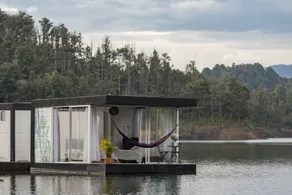 Hotel Pietrasanta Cabañas frente a la Represa Peñol Guatape - Chambre