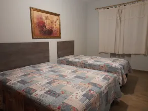 Apartamento em Santos no Gonzaga em frente a praia - Quarto