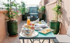 Riad El Hara - Restaurang