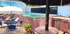 Bonita Ilha Frente Mar Guarujá - Piscina