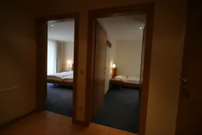 Appartement convivial et familial avec sauna et jardin | Près des pistes de ski | Avec animaux bienvenus - Chambre