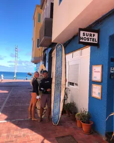 La Ventana Azul Surf Hostel - Chambre