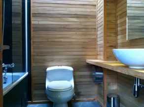 Palafito Verde Apart Hotel - Bathroom