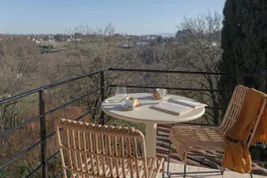 MiHotel - Grenier à Sel de Pérouges - Ausblick vom Zimmer