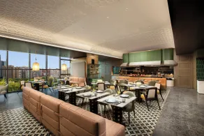 成都金融城英迪格酒店Hotel Indigo Chengdu Financial City by IHG - Restaurang