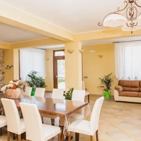 B&B Sykelgrima - Sitzecke in der Lobby