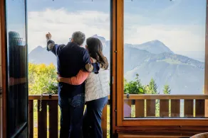 Gästehaus by Stoos Hotels - Vue de la chambre