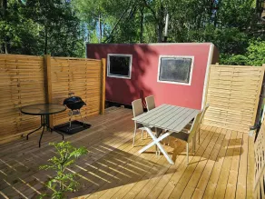 Cottage , Private Sauna for 8 People and big Garden - Coin séjour