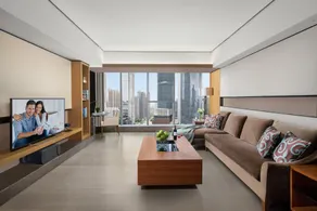 Ascott IFC Guangzhou - Free Shuttle Bus For Canton Fair - Vue de la chambre