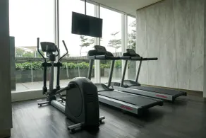 Spacious 2BR at Ciputra International Apartment By Travelio - Gym
