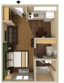Extended Stay America Suites - Houston - Med Ctr - NRG Park - Braeswood Blvd - Room