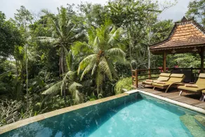 Aryaswara Villa Ubud - Ausblick vom Zimmer