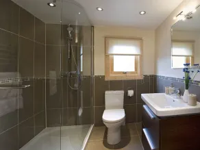 Cherbridge Lodges - Riverside lodges, short lets (business or holidays) - Salle de bain
