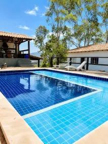  Paz e Tranquilidade - Casa para 20 pessoas com 7 quarto - Piscine