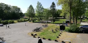 Gästehaus Grunewald Bed & Breakfast - Ausblick vom Zimmer