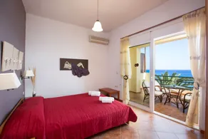 Preveli Villas - Vue de la chambre