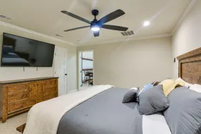 Lake Texoma Vacation Rental: 1 Mi to Boat Ramp! - Værelse