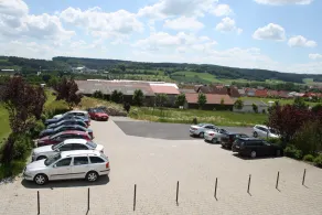 Landhotel Geiselwind - Ausblick vom Zimmer