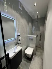 Stunning Penthouse With Sea, Mountain & City Views Central Kobuleti This Elegant - Bathroom