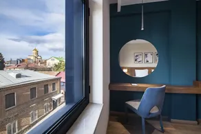 Clocks Hotel Tbilisi - Ausblick vom Zimmer