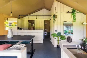 Glamping lodge with Eco-Wellness - Vista do quarto