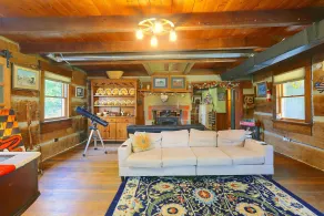 Hot Tub & River Views! Elizabeth Cabin on 10 Acres - Interior