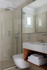 Mykonos Beach Hotel - Badezimmer