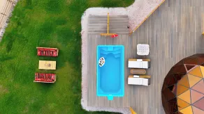 Al Marmoom Dome Luxury Desert Experiential Stay - Chambre