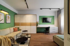 Cismigiu Park Studio - Fresh & Serene Flat with Light-Filled Interiors - Chambre