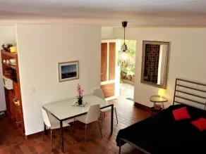 Studio Vue mer Climatisé avec terrasse Calvi - Chambre