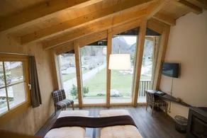 Hüttenhotel Husky Lodge - Udsigt fra værelset