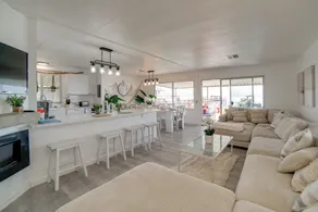 Hot Tub, Views & Dock! Playful Home on Clear Lake - Interior