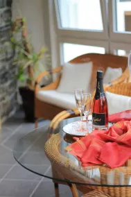 Gradevole camera privata accogliente e familiare con terrazza, sauna e giardino | Vista sulla montagna - Ingresso interno