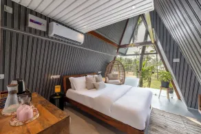 The Rose Goa Beach Resort - Ausblick vom Zimmer