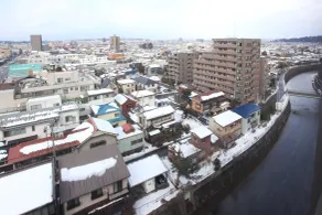 APA Hotel Akita Senshu Koen - Vistas desde la habitación