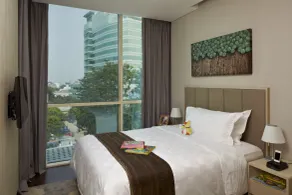 Fraser Residence Menteng Jakarta - Vue de la chambre