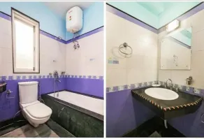 Hotel Gajraj Near M G Marg - Bathroom