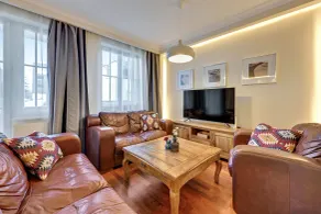 Portofino - Family Stay in City Center with Parking by Lion Apartments Sopot - Habitación