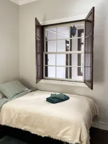Gemeinschaftszimmer mit Sauna, Grill und Terrasse | Bergblick - Zimmer