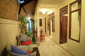 Gajah Biru Ubud - Ausblick vom Zimmer