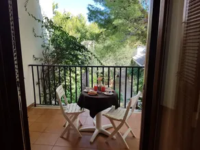 Hotel Gabbiano Beach - Ausblick vom Zimmer