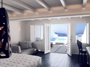 Cavo Tagoo Santorini - Chambre