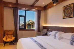 Courtyard Shangri-la 藏舍小院 - Ausblick vom Zimmer