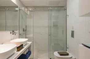 Imperium Luxury Villas-Sauna, Jacuzzi, Heated Pool & Gym-Chania - Bathroom