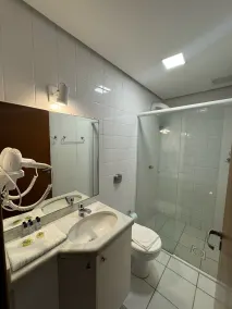 Flat Pedra Branca Hotel - Baño