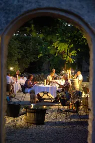 Logis Hotel le Mas De Cure Bourse - Restaurante